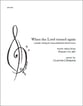 When the Lord turned again SATB choral sheet music cover